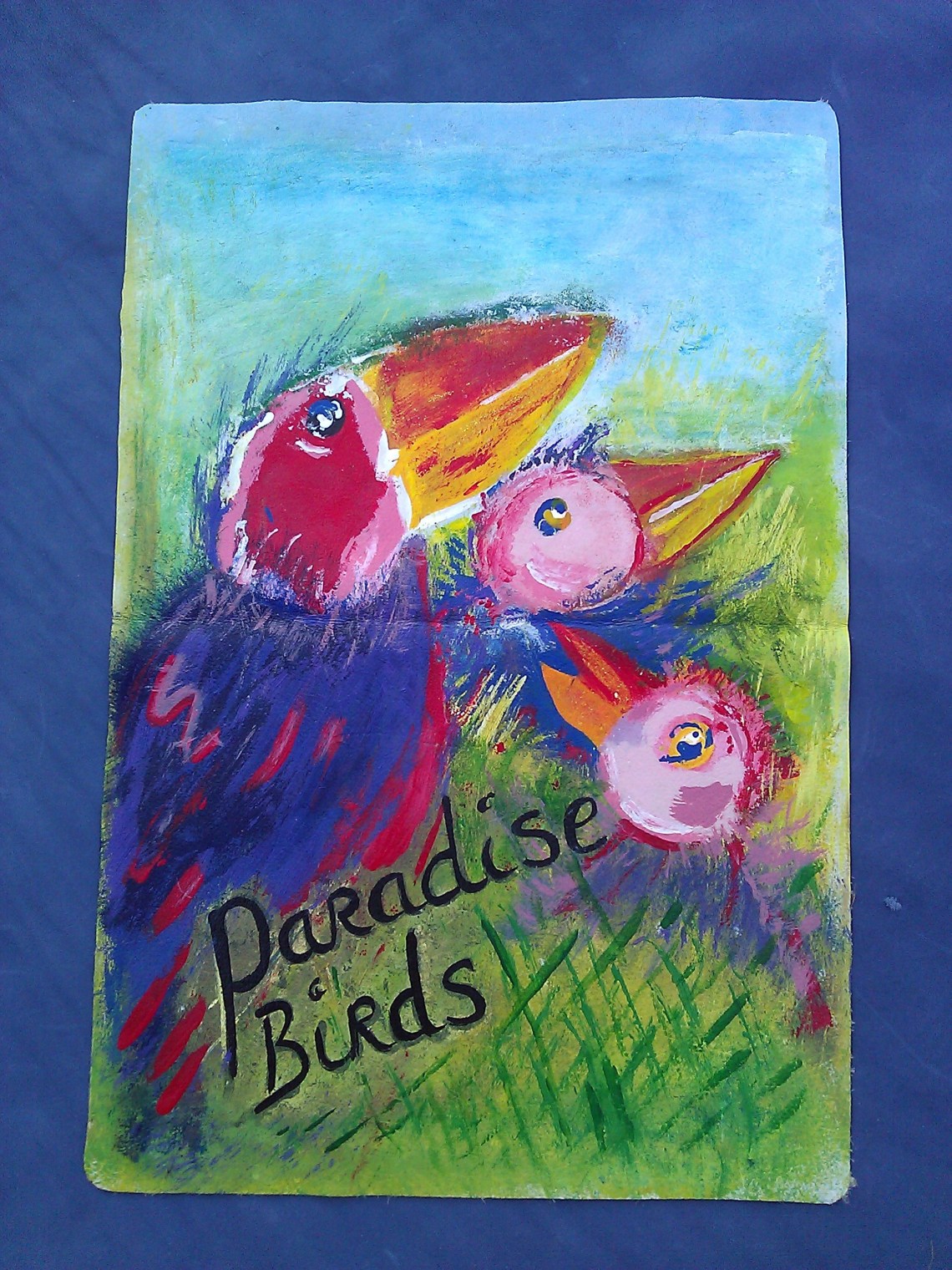 Leather with piece of Art