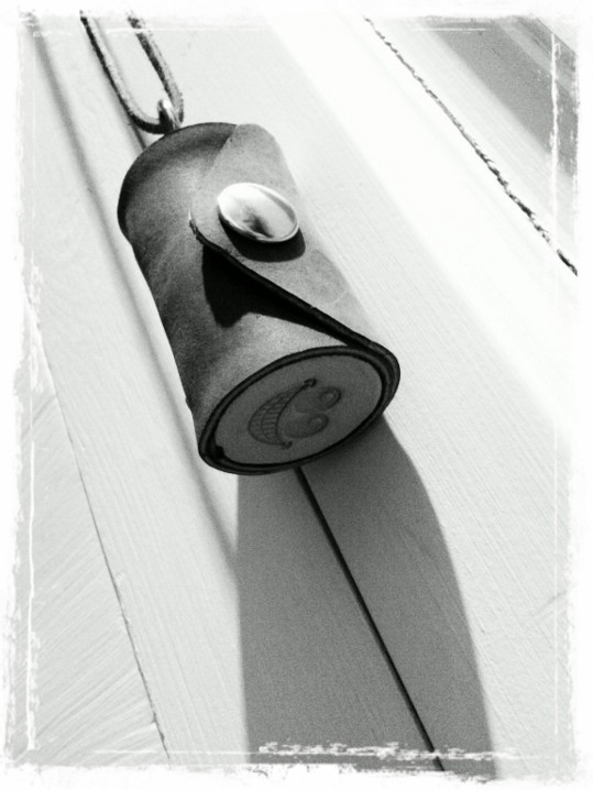 Leather iPhone Lens Case - bottom