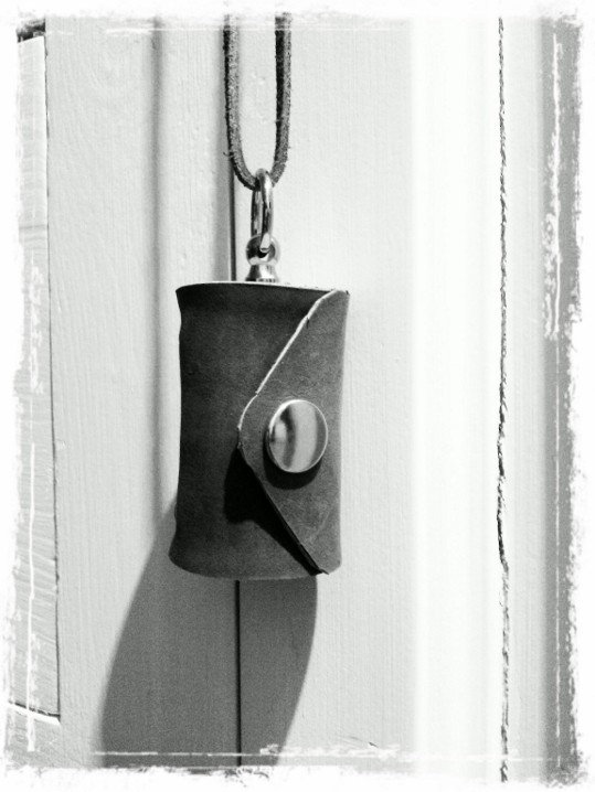 Leather iPhone Lens Case