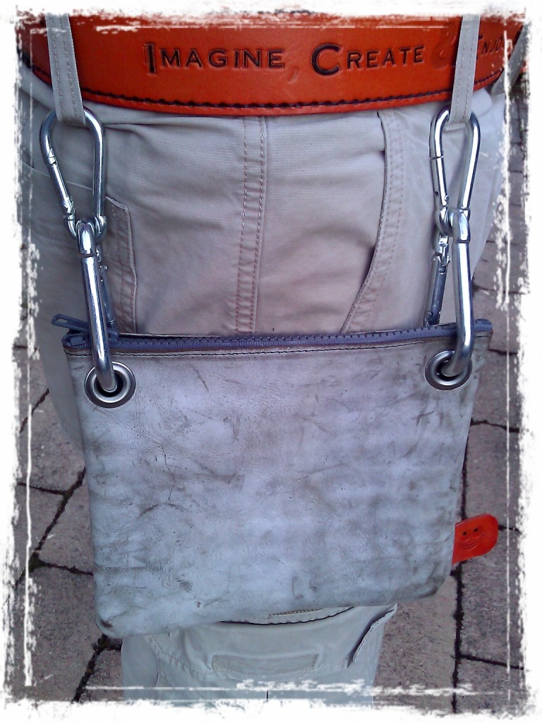 Strapless Leather Bag Handmade