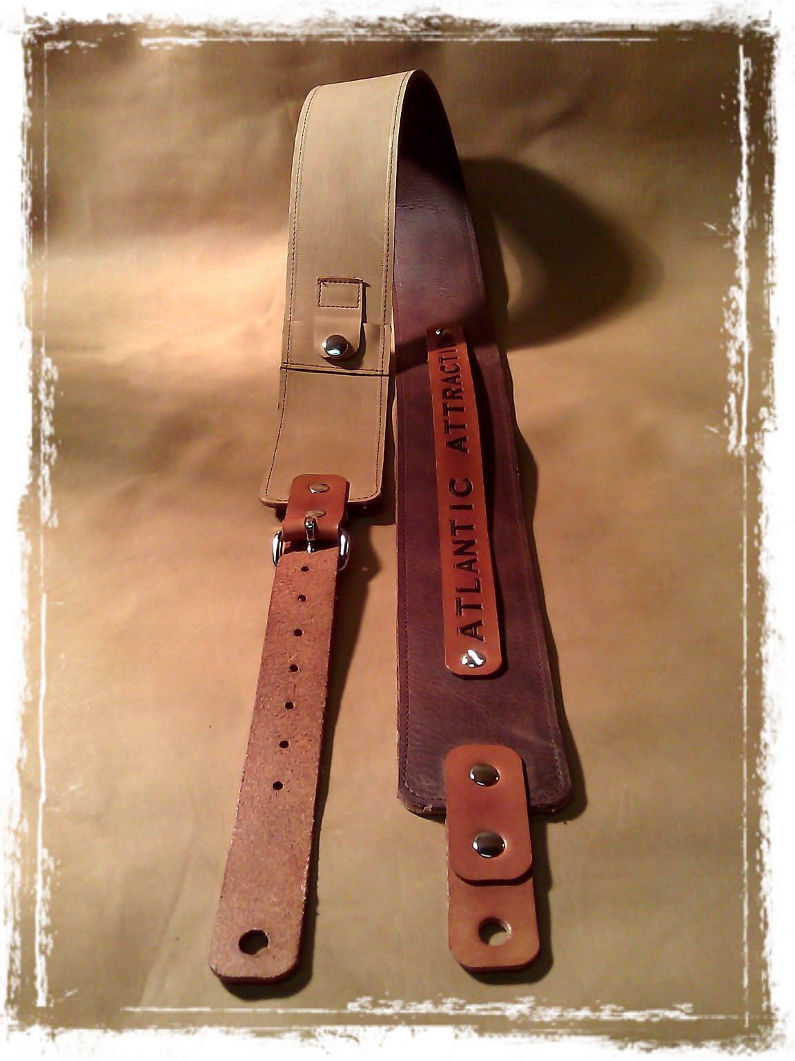 leather guitar strap for atlantic attraction