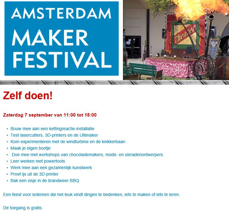 Amsterdam Maker Festival