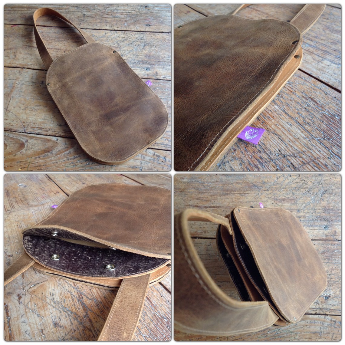 Brown leather bag by TheCrazySmile