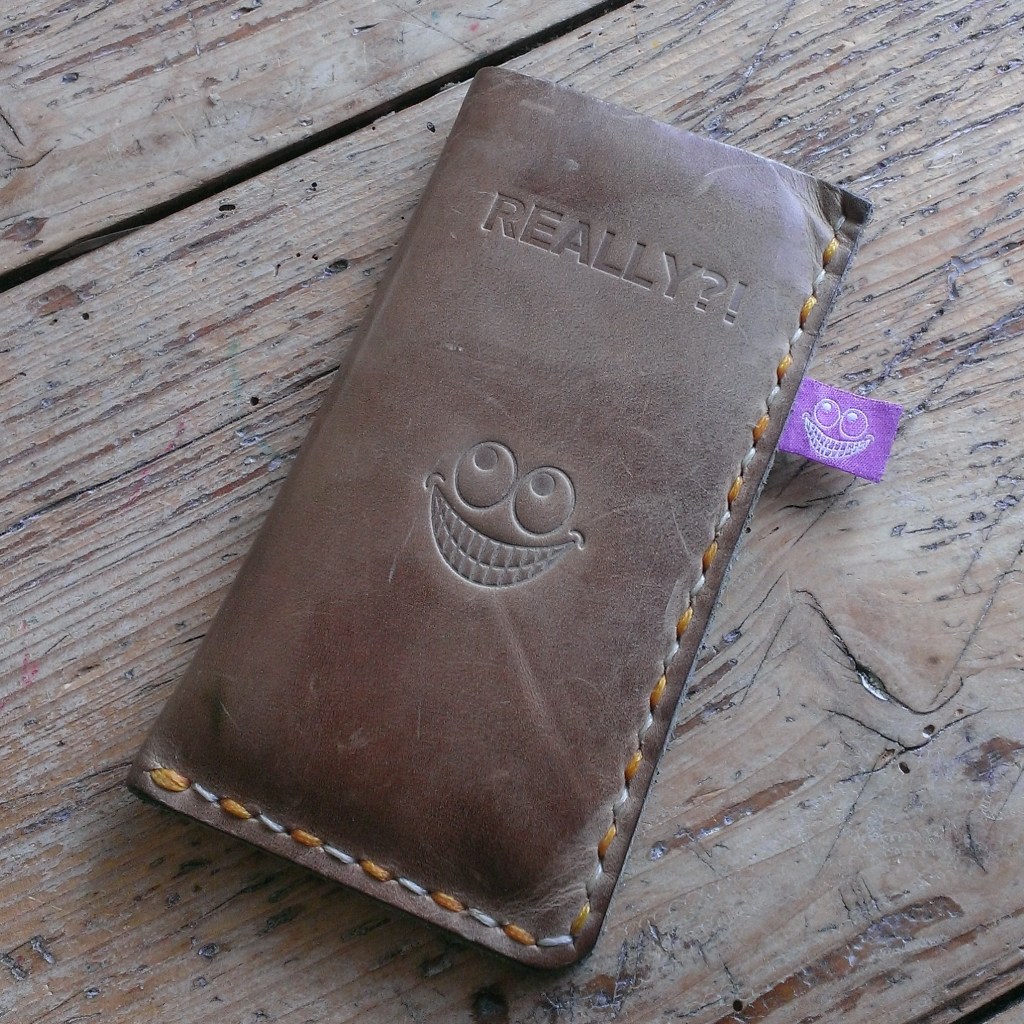 Handmade leather with logo