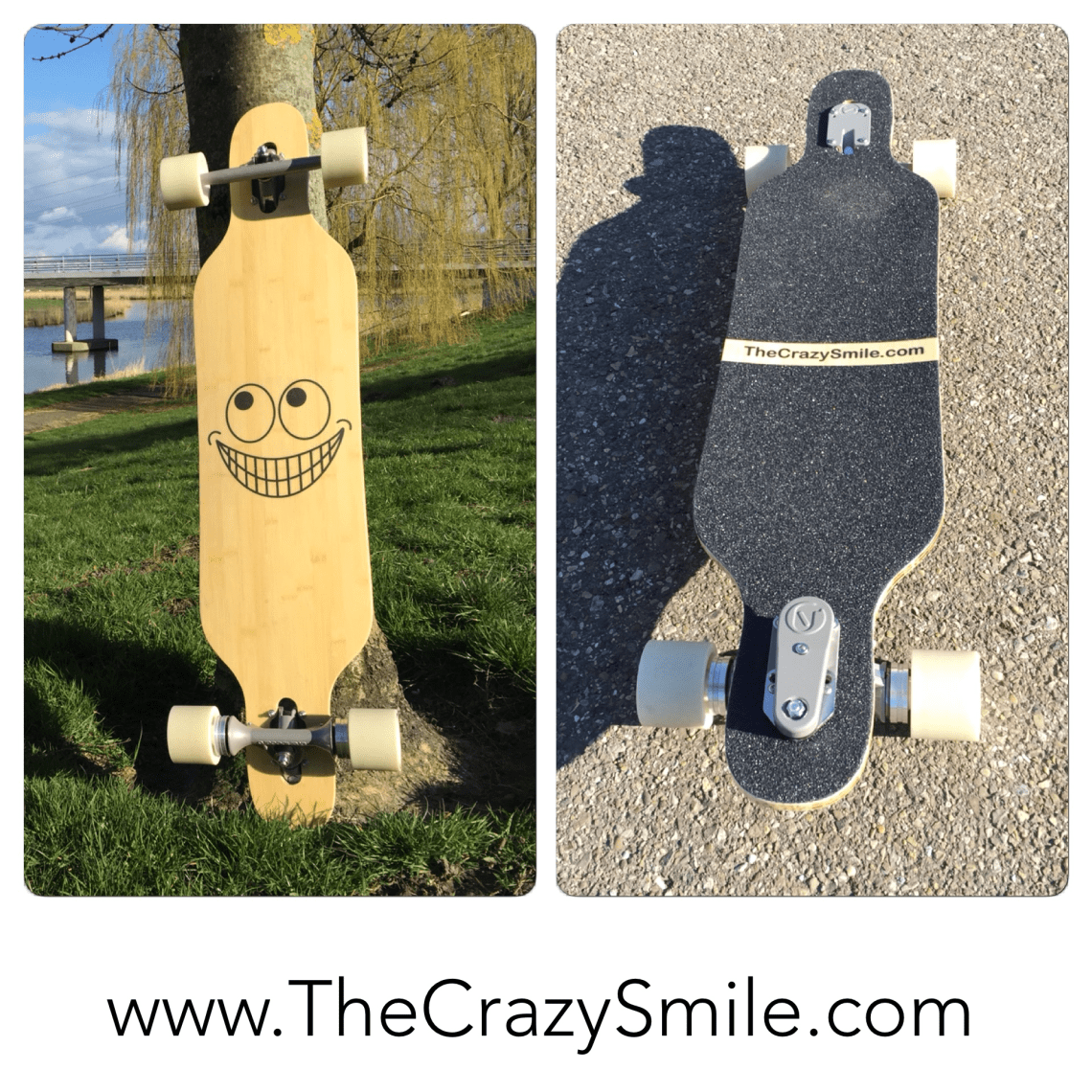 TheCrazySmile on a Longboard