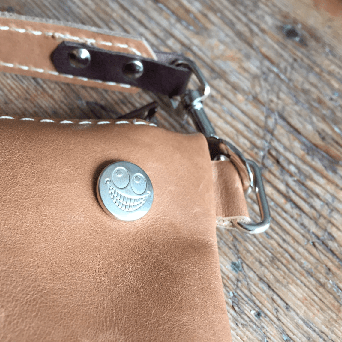 Small leather bag detail