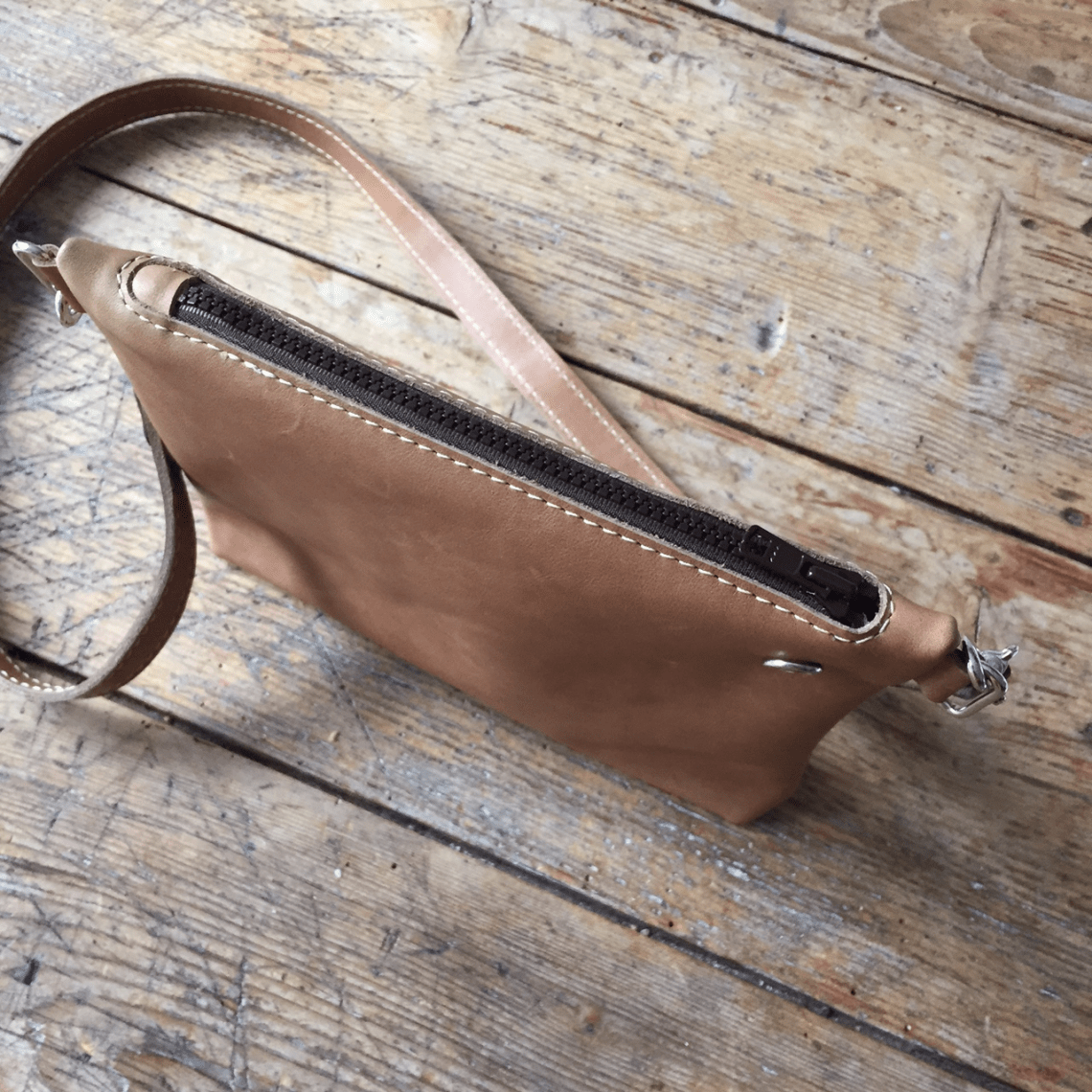 Small leather bag