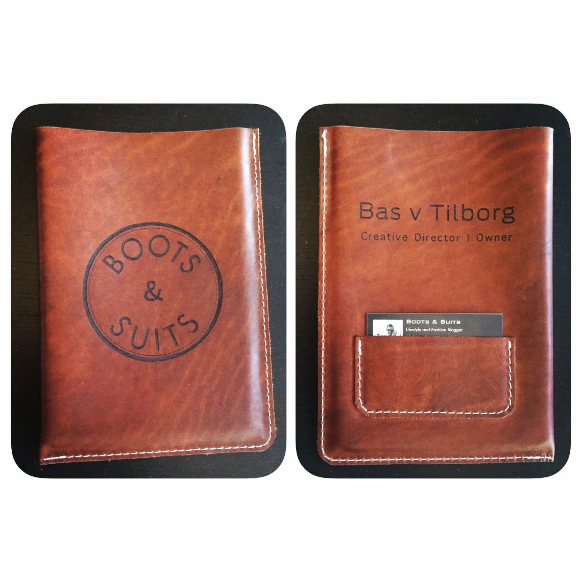 Leather sleeve for iPad mini